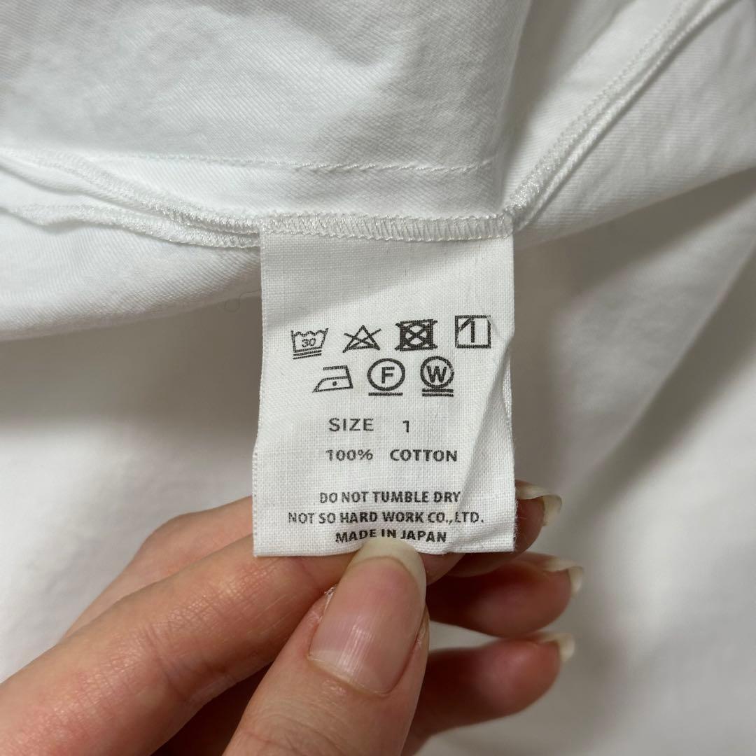 TOUJOURS トゥジュー フリル ホワイト 長袖シャツ S