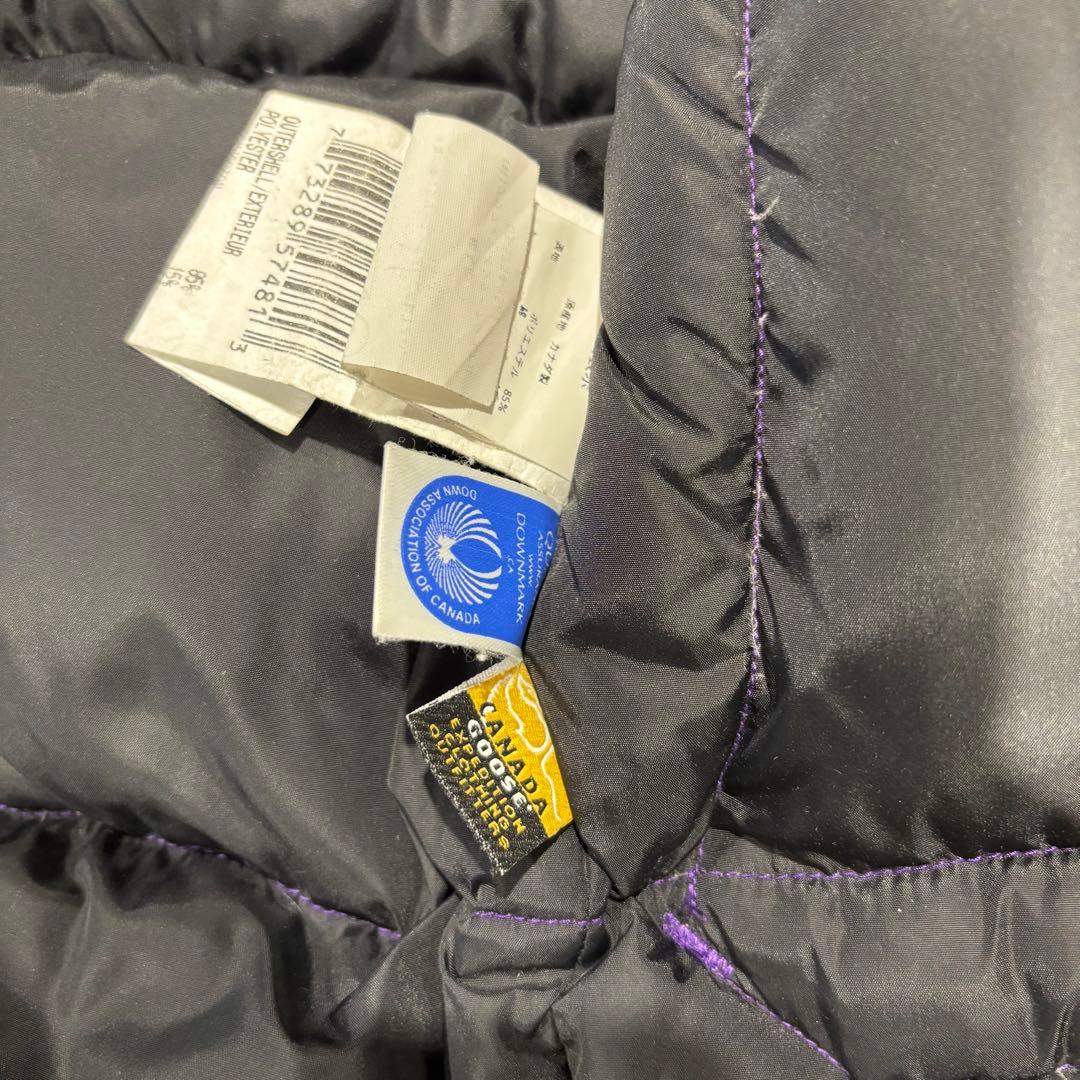   / ダウンベスト旧タグ　紫　SP