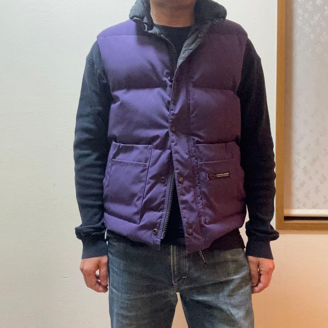   / ダウンベスト旧タグ　紫　SP