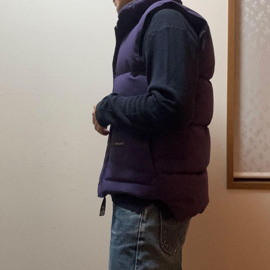   / ダウンベスト旧タグ　紫　SP