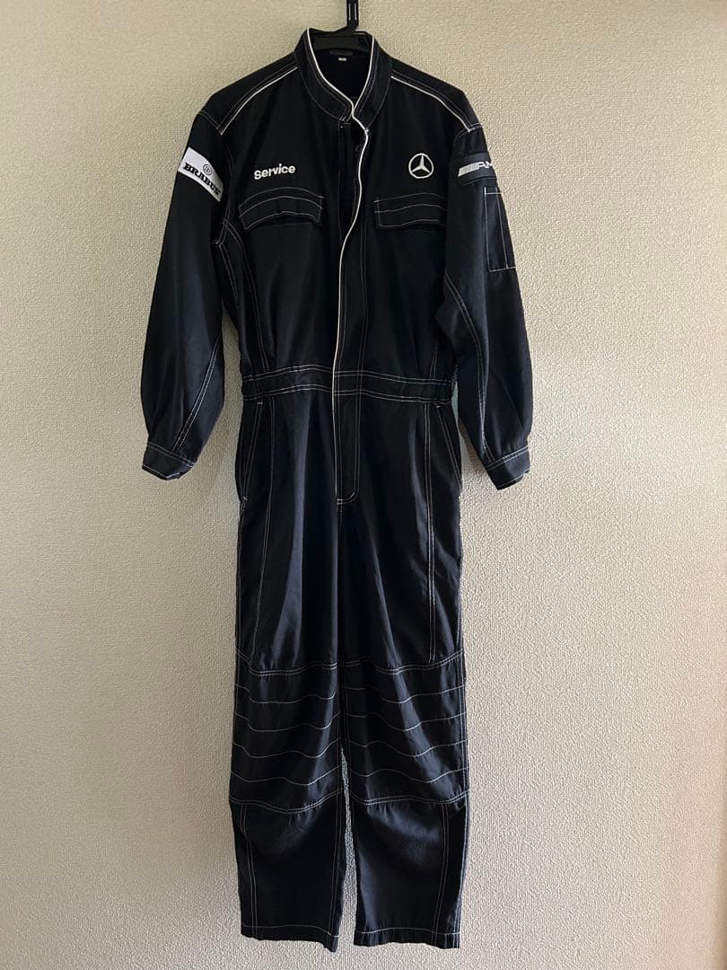 メルセデスベンツ　つなぎ　Lサイズ、　ベンツキャップセット