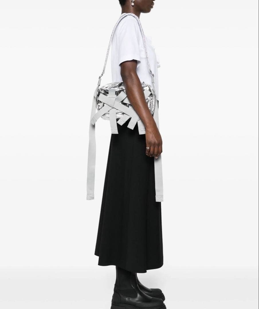 シルバー Classic Bow ボディバッグ