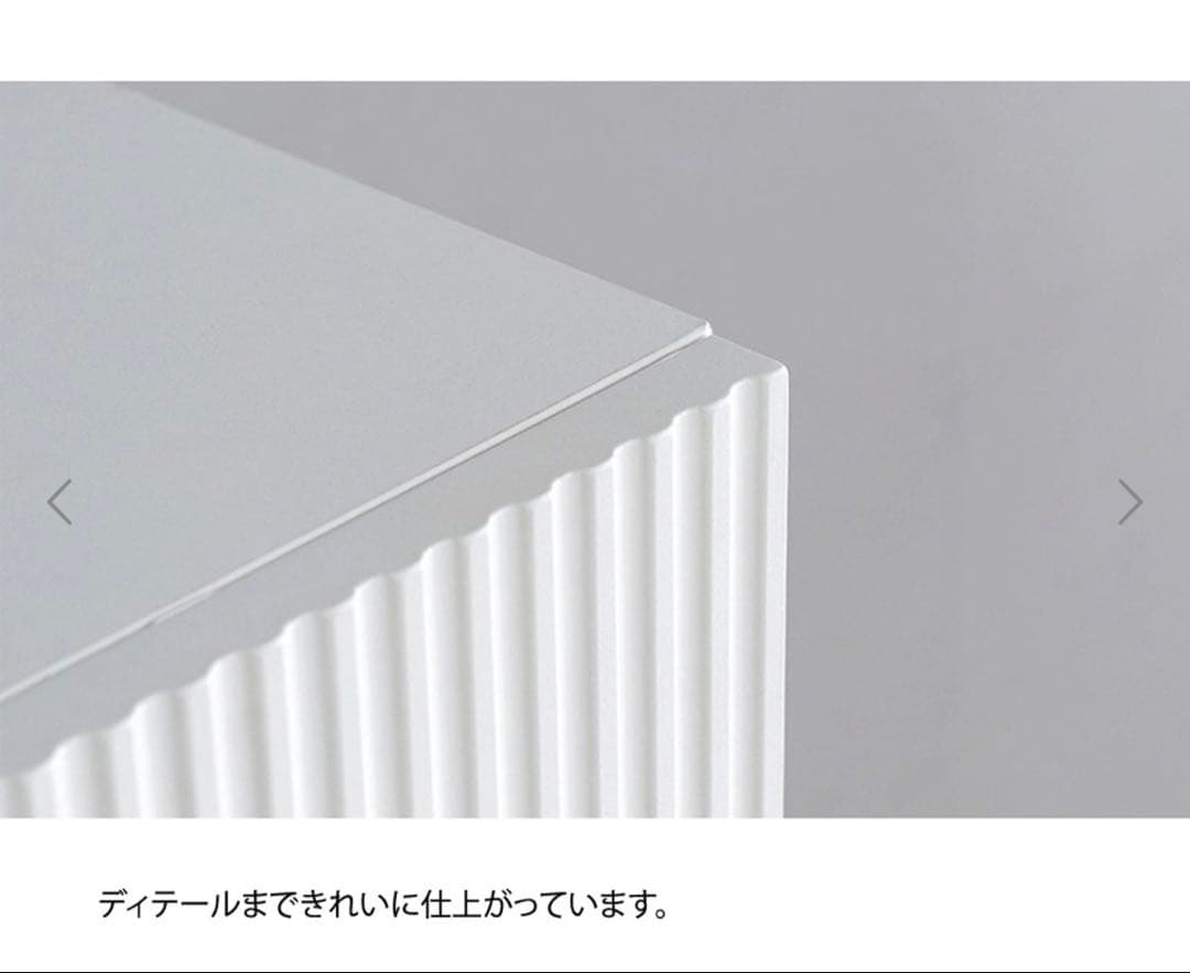 <週末価格>3ドア Low Cabinet 白　*送料込み