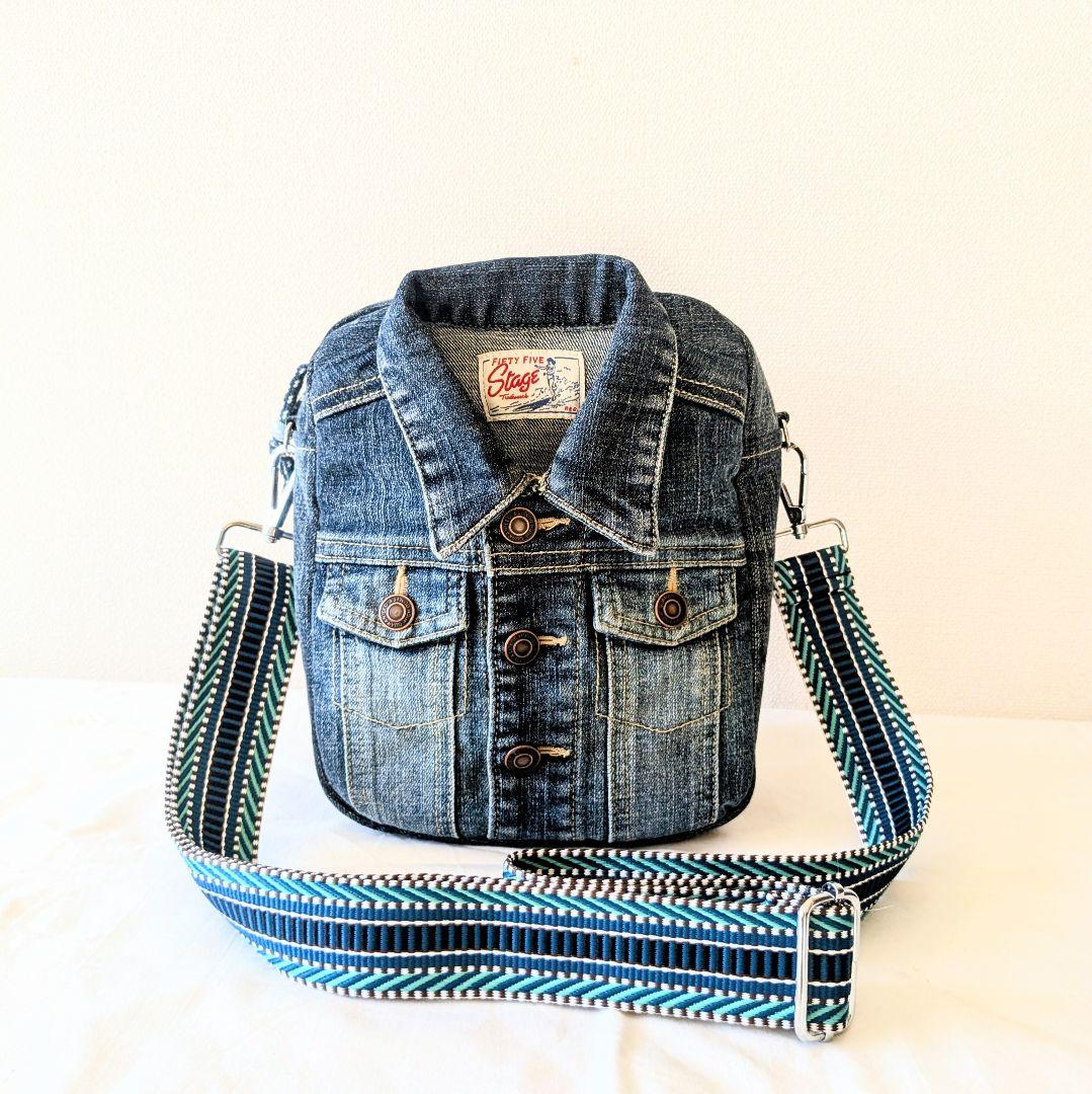 Gジャンリメイクショルダー