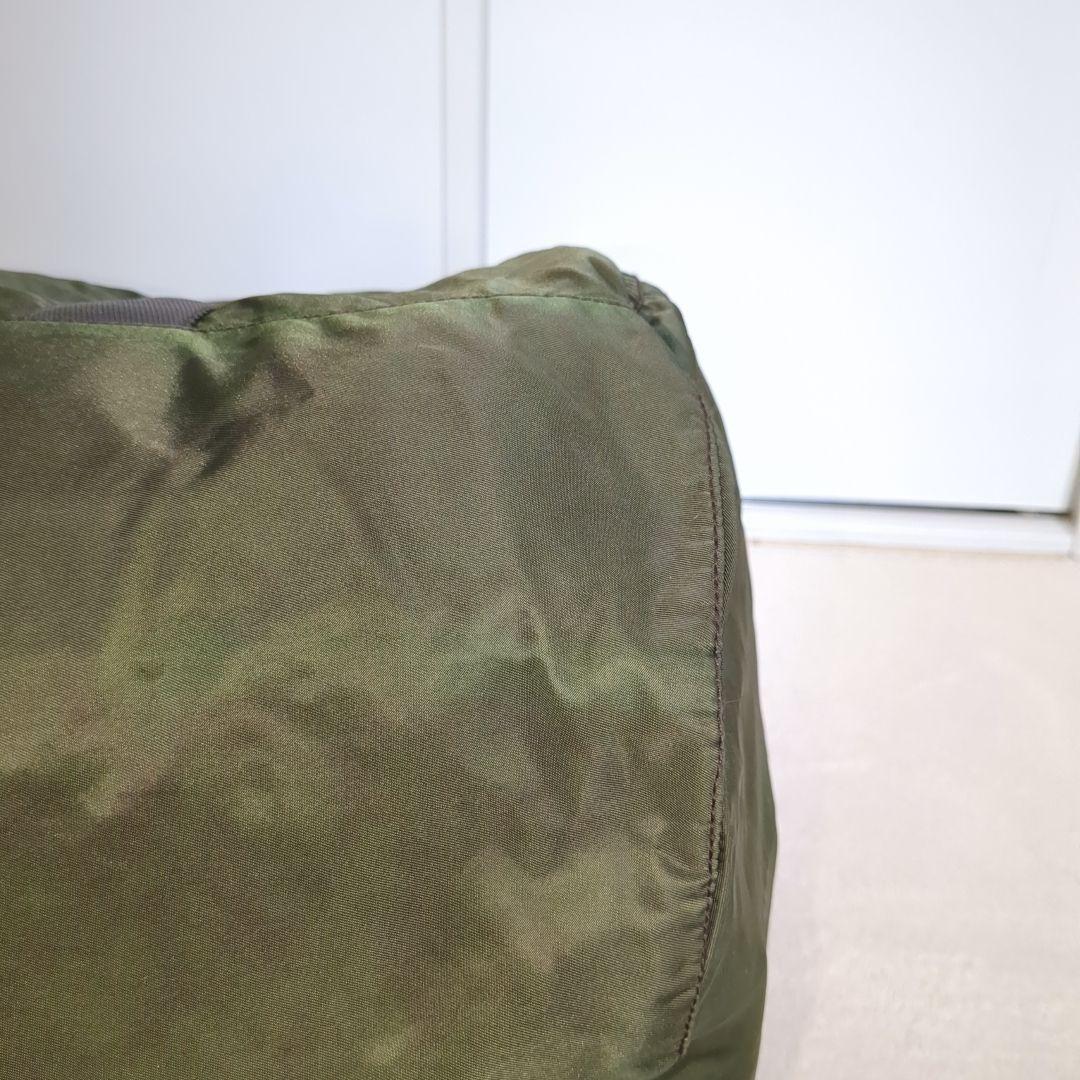 PRADA ボストンバッグ 2way 三角ロゴ テスートナイロン カーキ 希少色