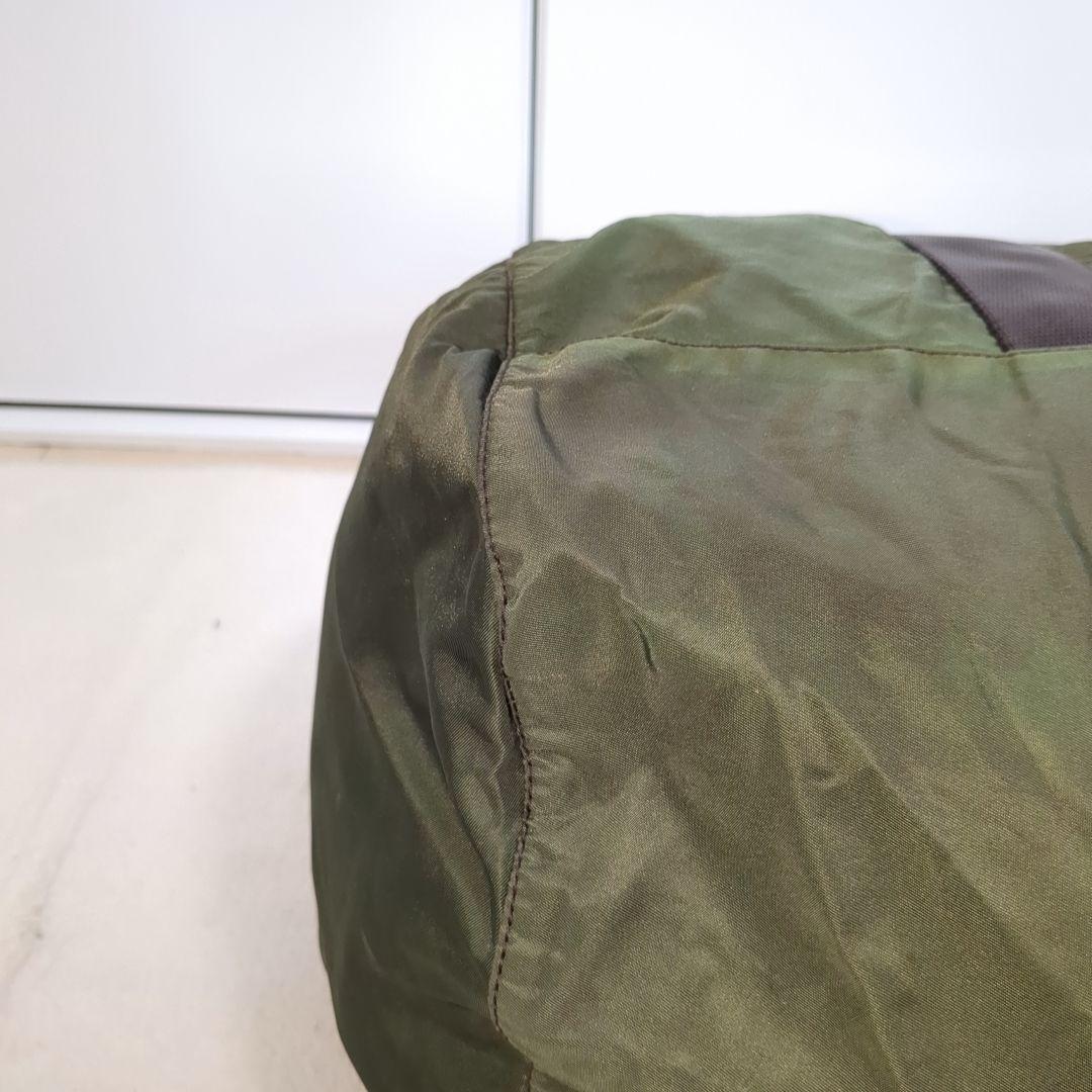 PRADA ボストンバッグ 2way 三角ロゴ テスートナイロン カーキ 希少色