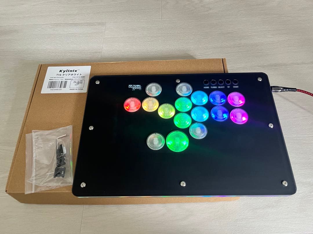Kylinix T16 レバーレスコントローラー RGB OLEDディスプレイ