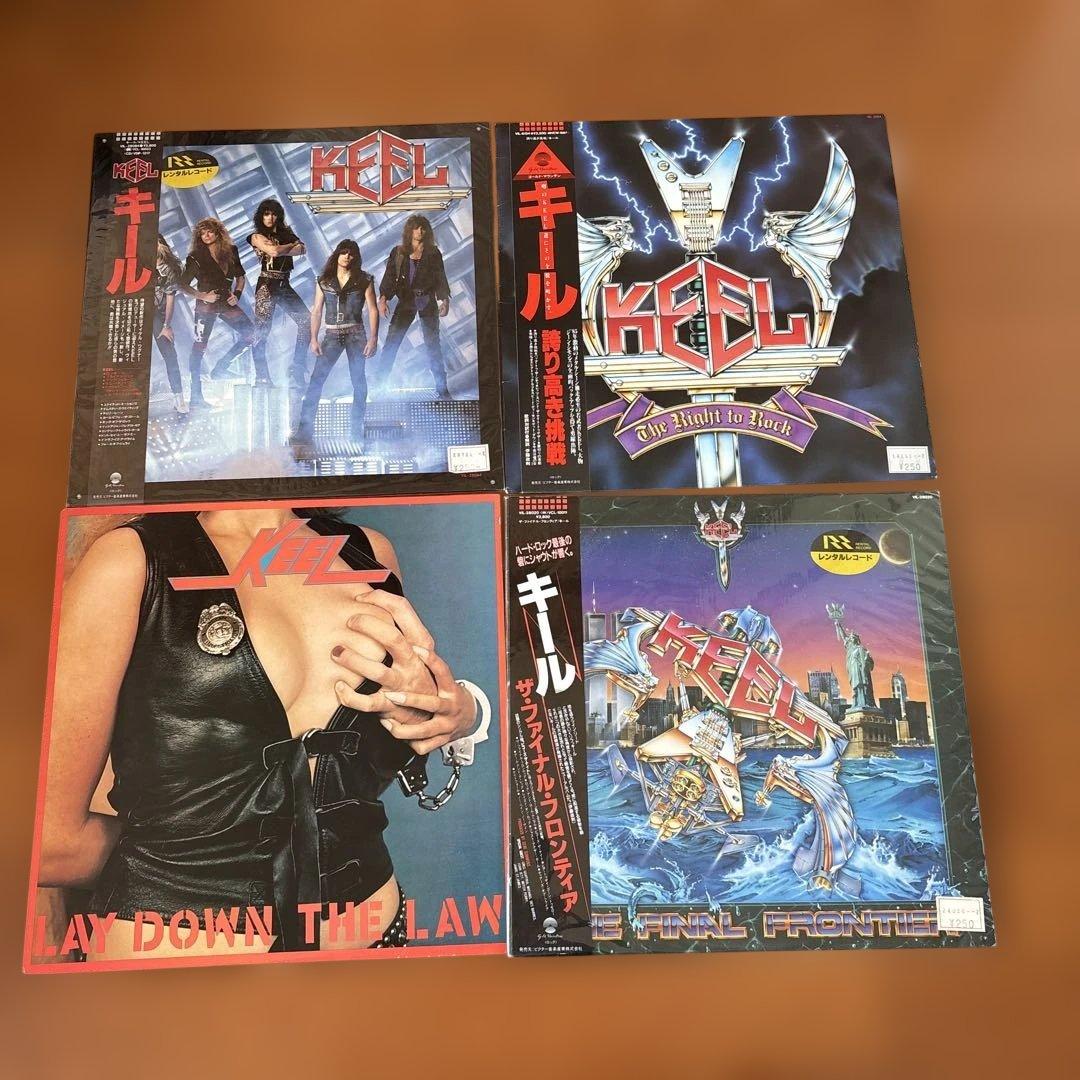 KEELキール　　ヘヴィメタル　　レコード４枚セット