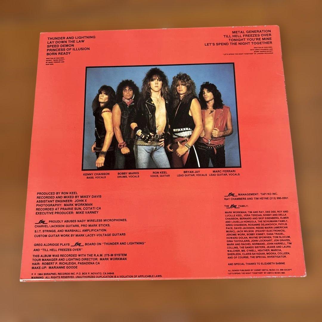 KEELキール　　ヘヴィメタル　　レコード４枚セット