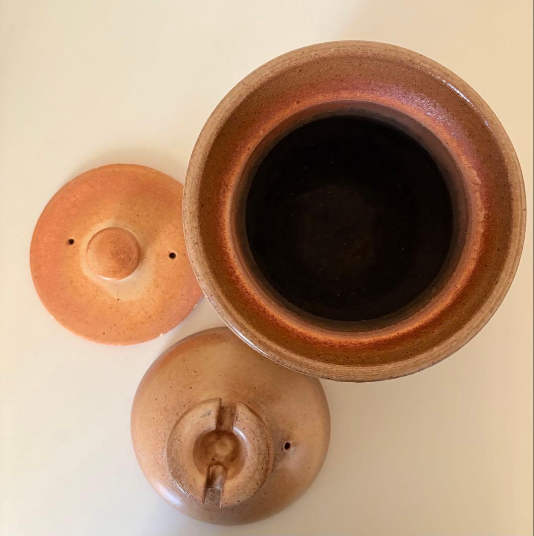 山の工房村　半睡窯謹製 飯炊釜（2合）