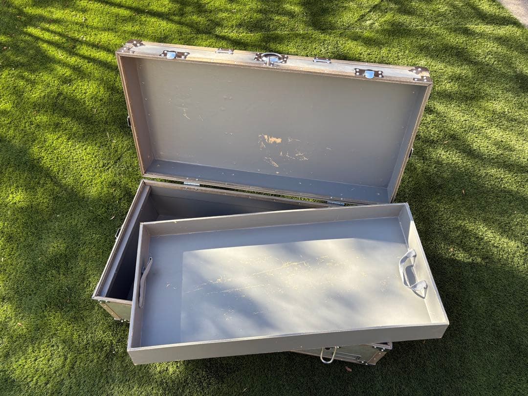 KOWA ヴィンテージ アルミ製 トランクビンテージ レトロ 鍵付