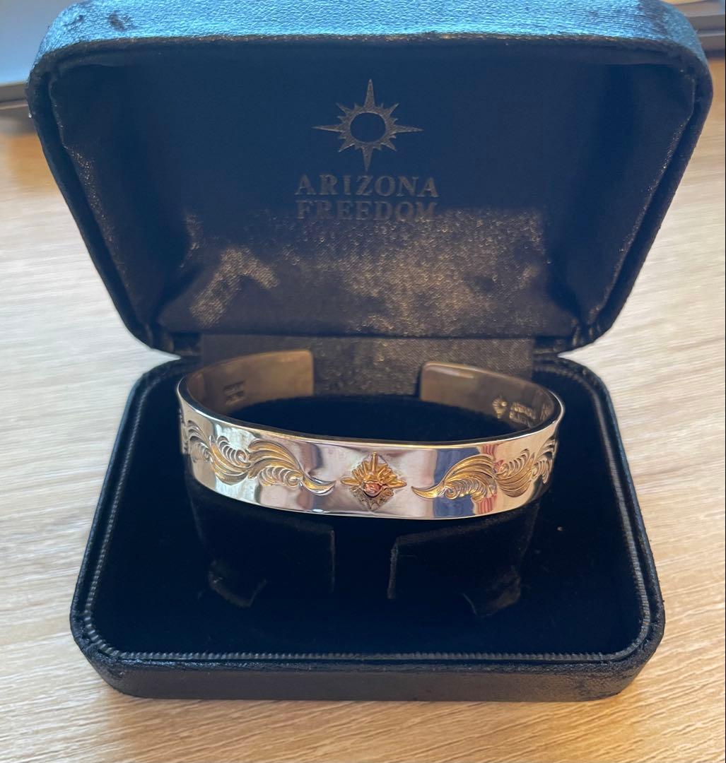 ARIZONA FREEDOM シルバーXゴールドバングル