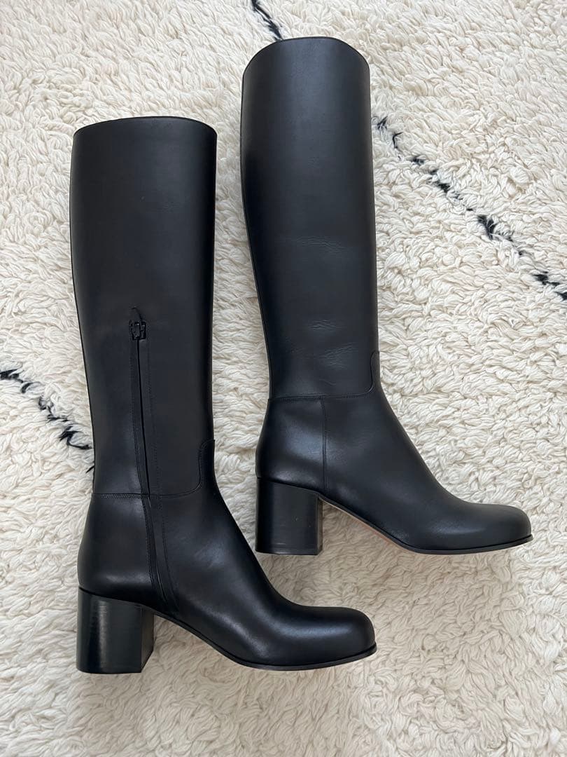 【新品】LOEWE ロエベ ブラック ロングブーツ 38