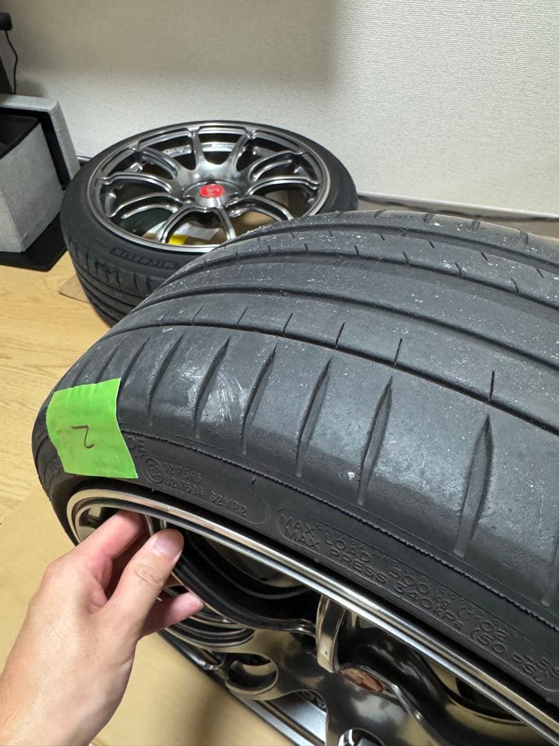 ADVAN racing RZⅡ17インチ7.5J+35PCD984H アバルト