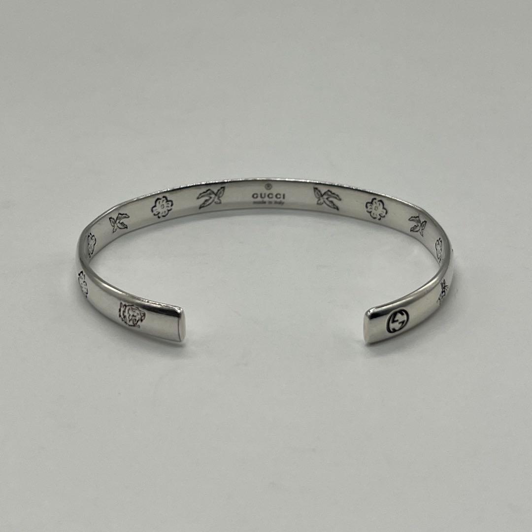 グッチ GUCCI ブラインドフォーラブ カフ バングル Ag925
