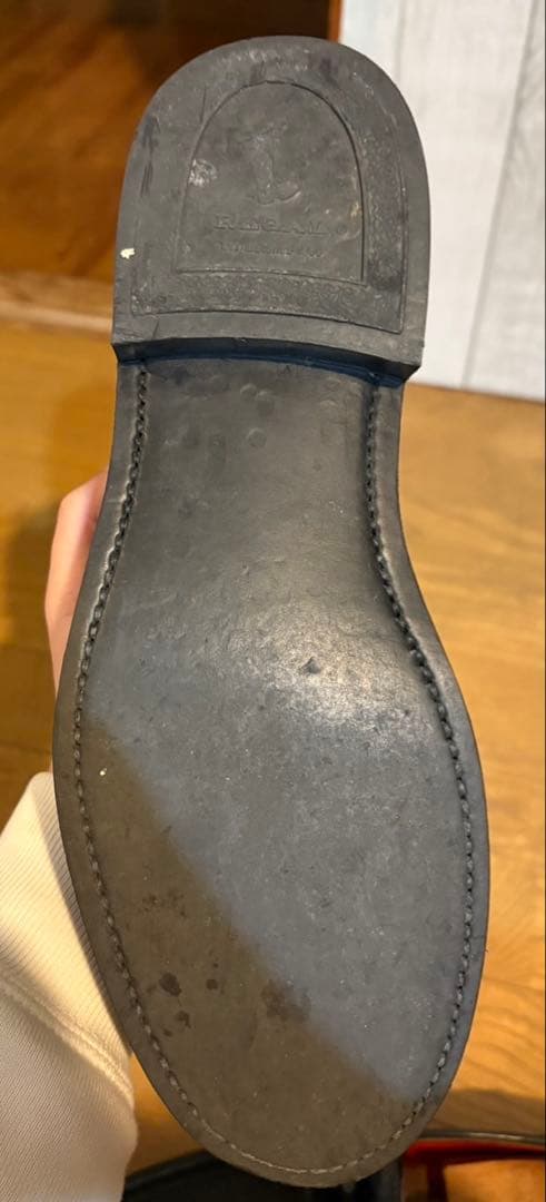 週末価格リーガルシューアンドコーチロリアンシューズ ブラック 25cm