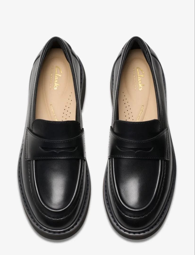 【Clarks】スプレンドエッジ （ブラックレザー）25.0