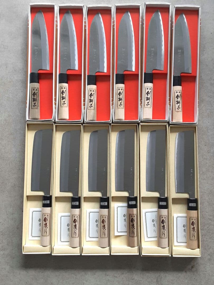 日本製包丁1２本セット 全鋼材