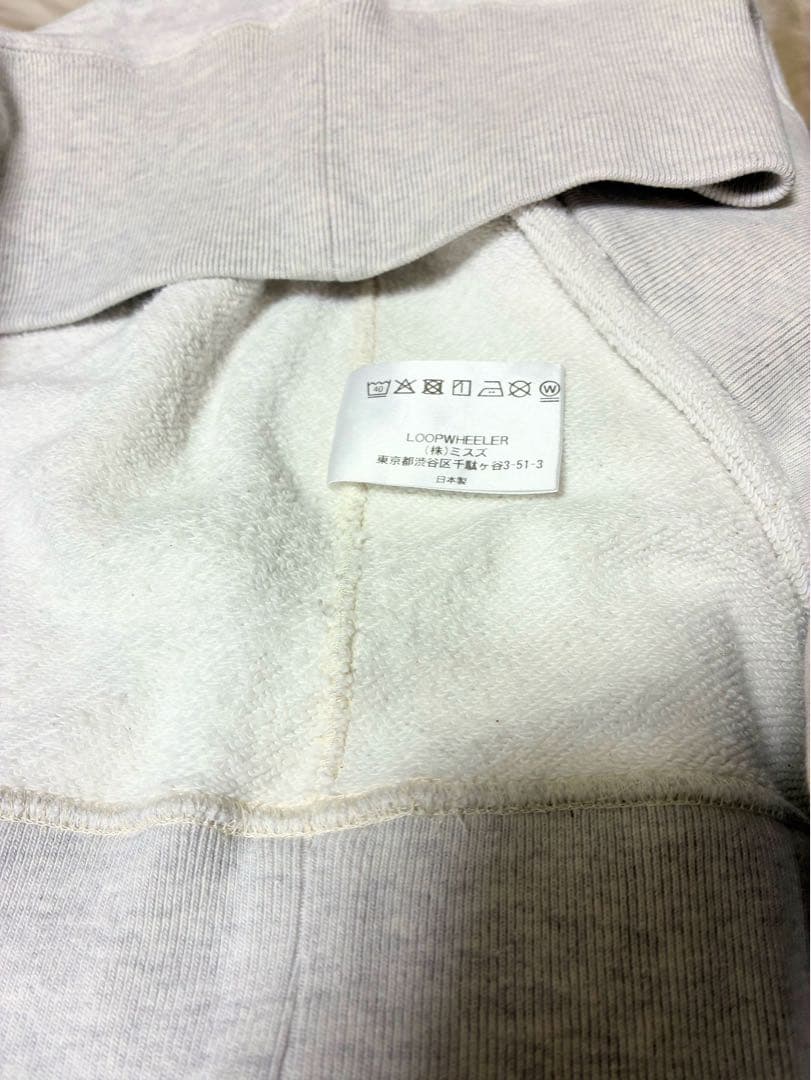 LOOPWHEELER×BEAMS + スウェット オートミール L