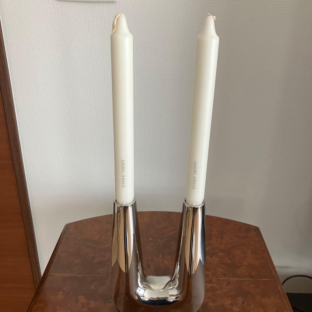 キャンドル立て　キャンドルホルダー　キャンドル付き