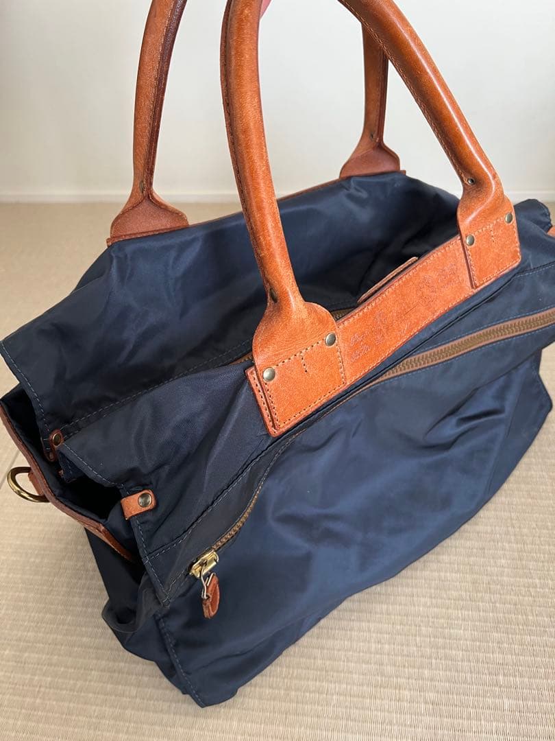 フェリージ　ネイビー ボストンバッグ