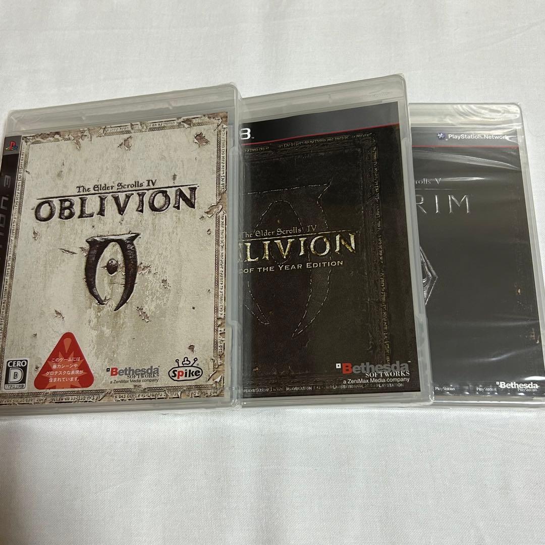 新品未開封　PS3  オブリビオン&スカイリム　3点セット販売