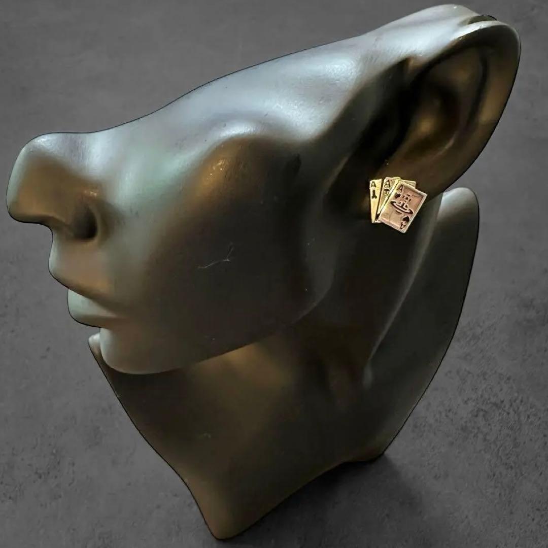 希少✨VivienneWestwood Trump Silver earring