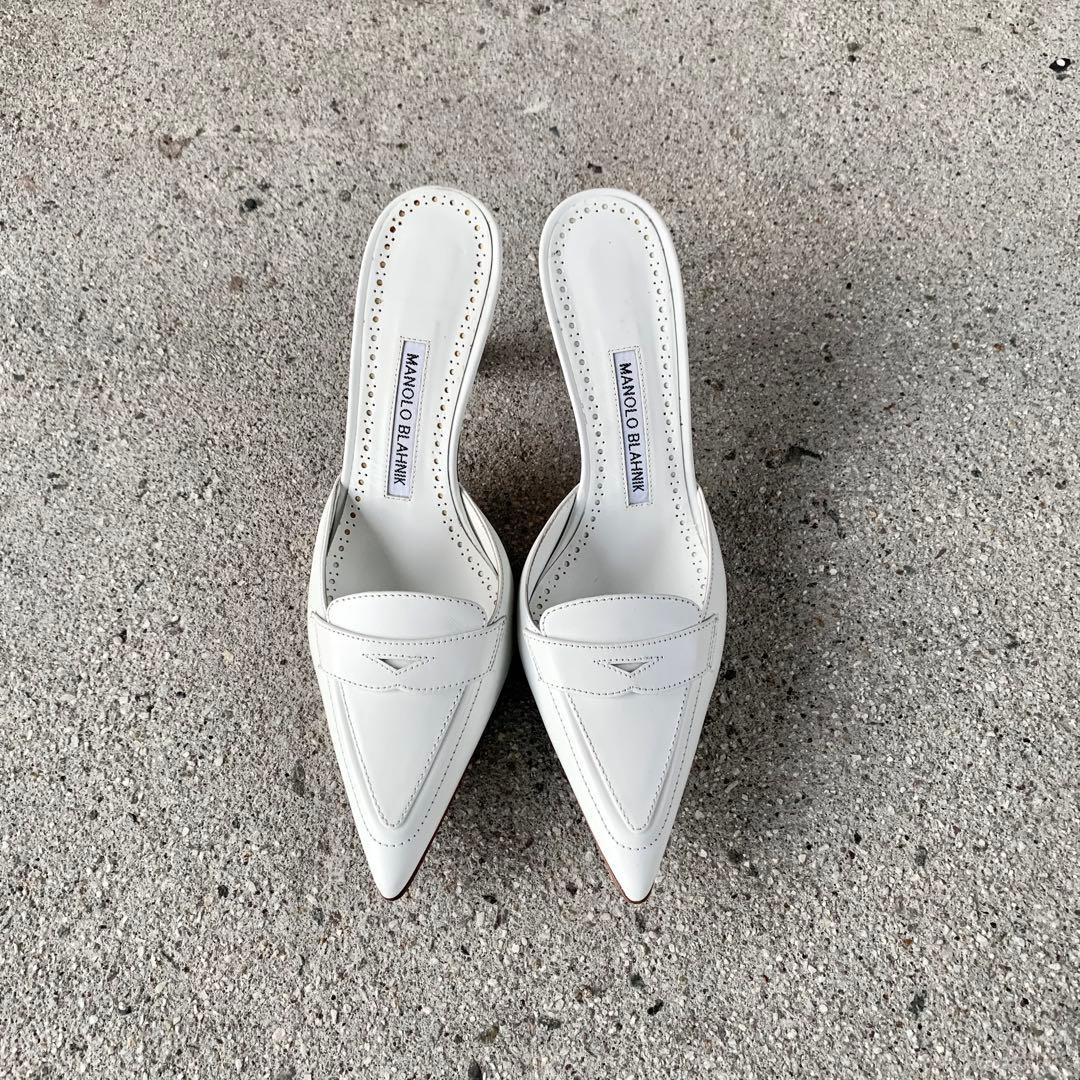 MANOLO BLAHNIK マノロブラニク CARIMU ミュール 定価14万