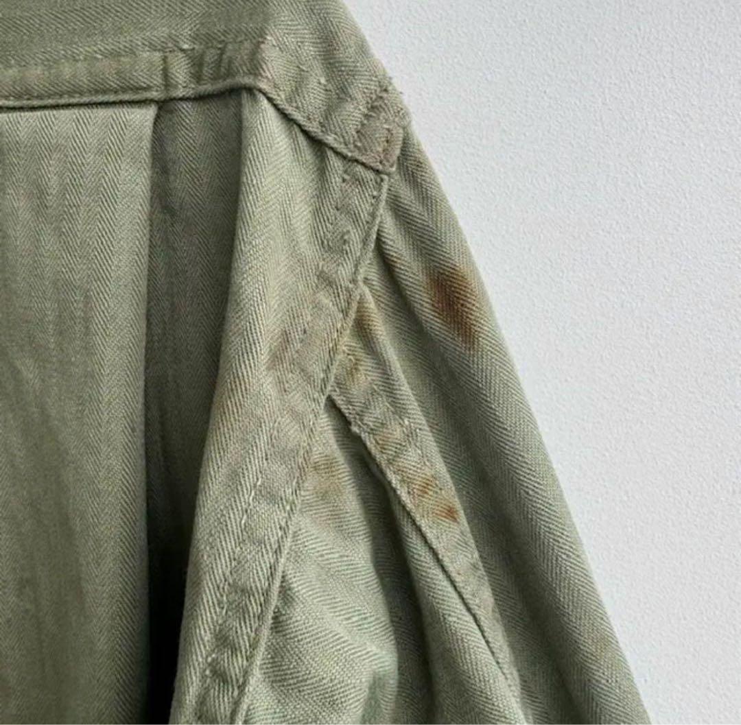 40s M-41 HBT ジャケット　米軍実物　USARMY M-43