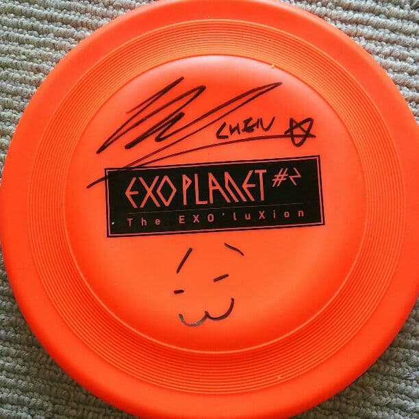 EXO CHEN ジョンデ 直筆サイン フリスビー
