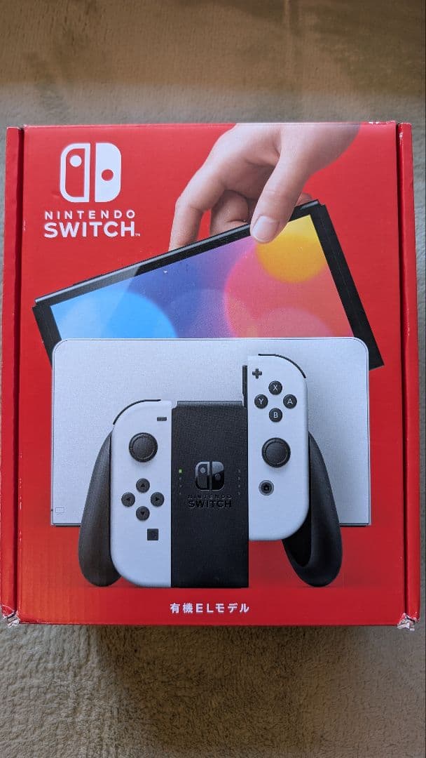 【新品未使用】Nintendo Switch 有機EL(画面に小さなキズあり)
