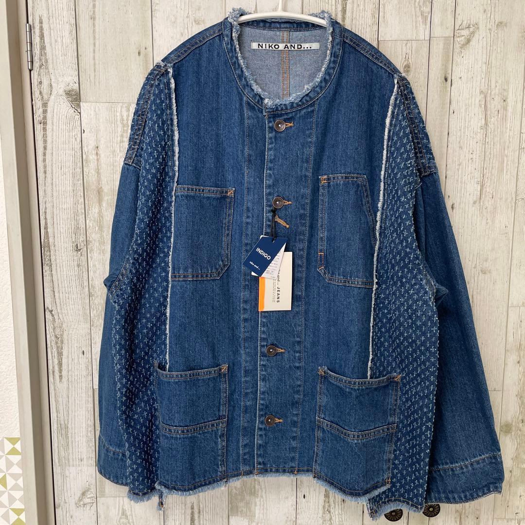 未使用に近い　ニコアンド【NKJ2025SS】REMAKE COVERALL