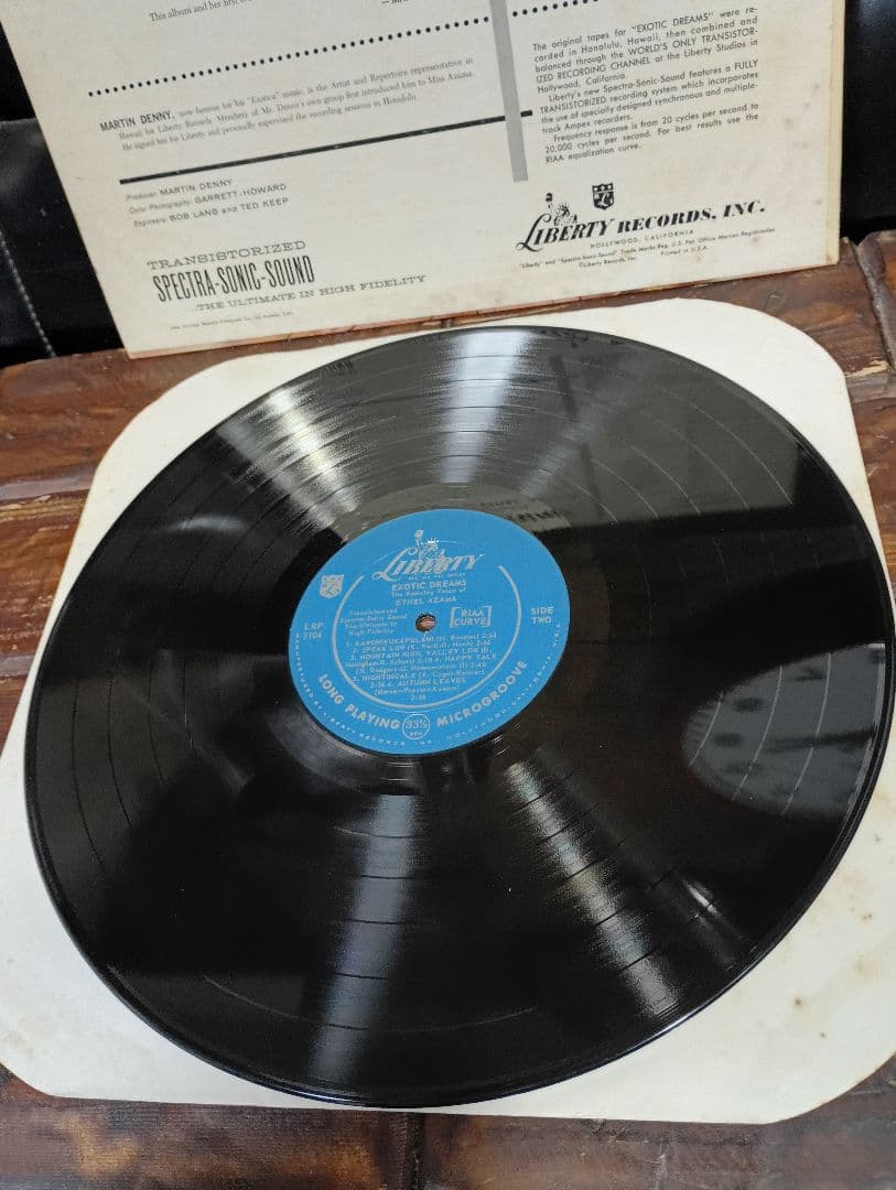 US　オリジナル　LP MONO エセル　アザマ　Exotic Dreams