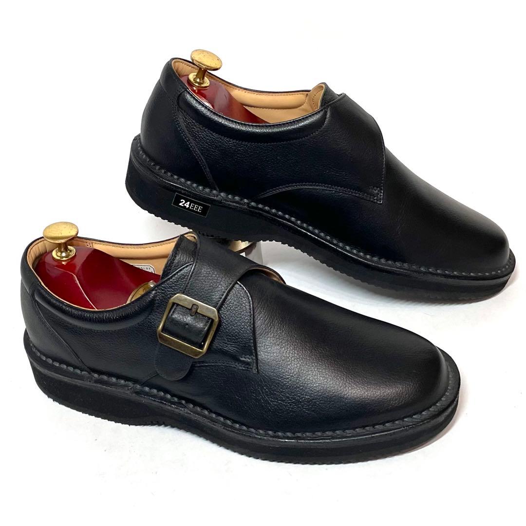 試着のみ✨️REGAL リーガル シングルモンク ブラック 24EEE 革靴