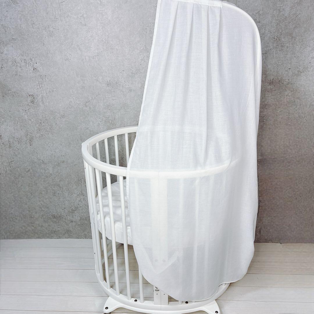 ストッケ STOKKE スリーピーベッド ミニ ドレープロッド ドレープ付