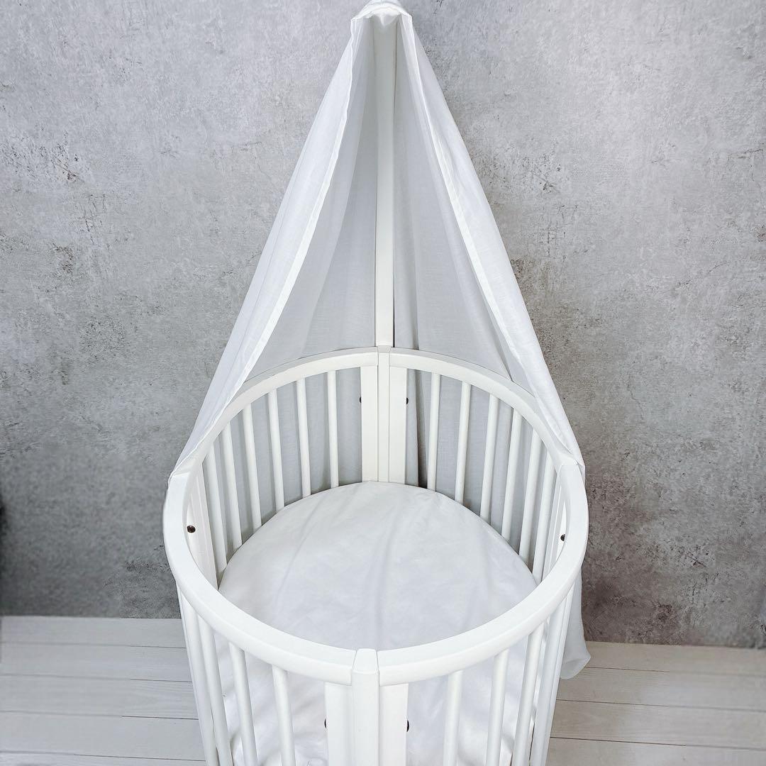 ストッケ STOKKE スリーピーベッド ミニ ドレープロッド ドレープ付