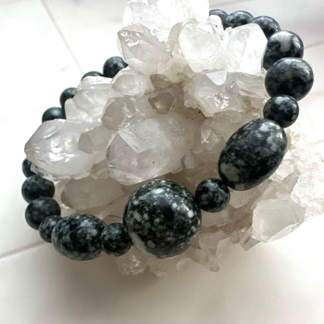 【遠野霊石】感謝の石｜幸運を引き寄せるやさしい高波動石　オリジナルブレスレット