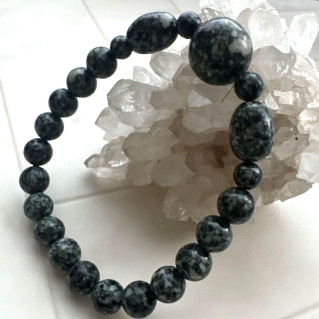 【遠野霊石】感謝の石｜幸運を引き寄せるやさしい高波動石　オリジナルブレスレット