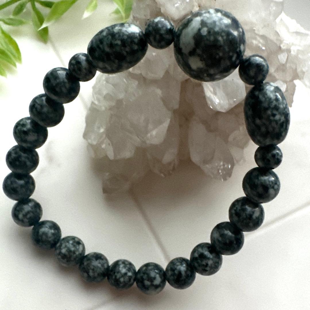 【遠野霊石】感謝の石｜幸運を引き寄せるやさしい高波動石　オリジナルブレスレット