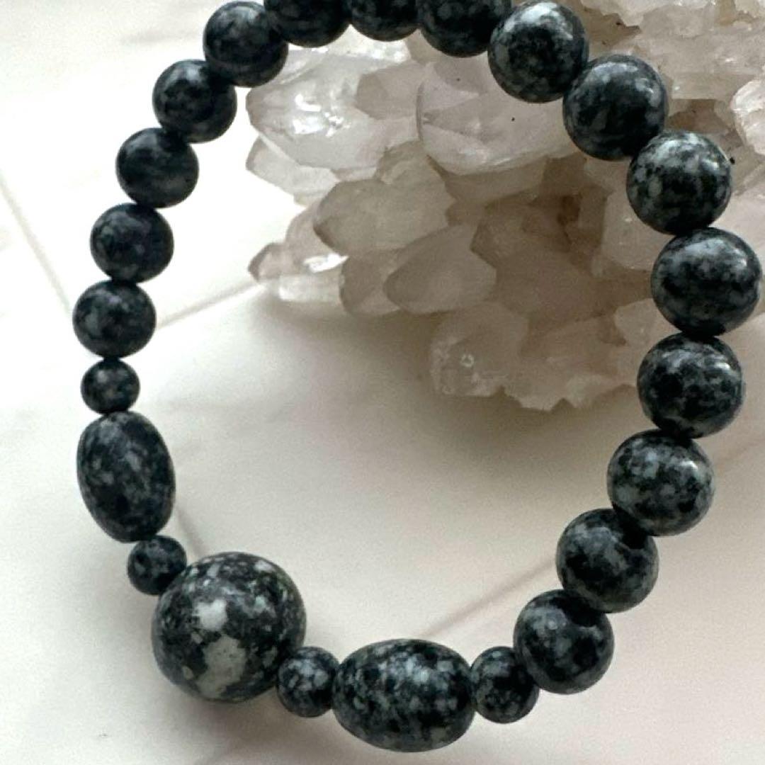 【遠野霊石】感謝の石｜幸運を引き寄せるやさしい高波動石　オリジナルブレスレット