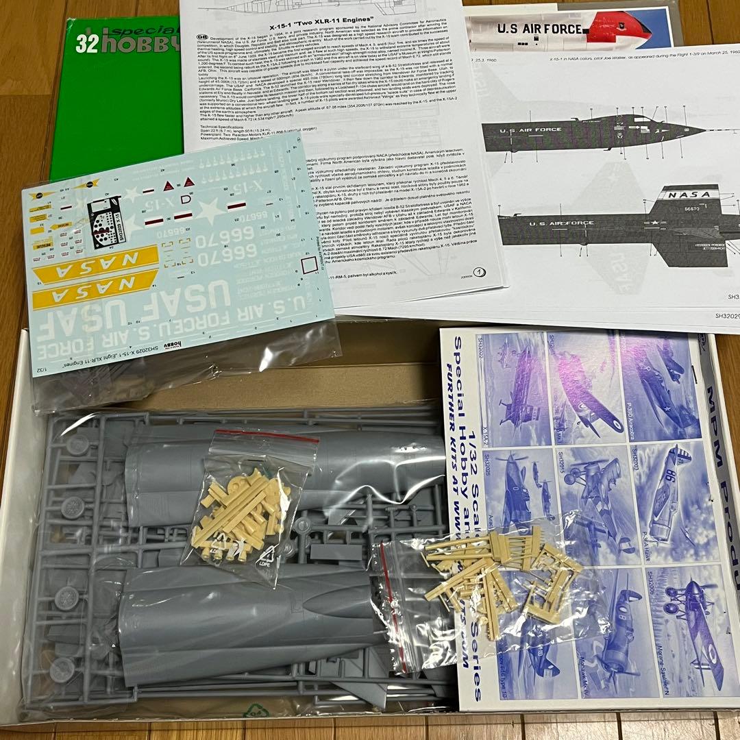 飛行機プラモセット X-15 P-61 C-130 1/32 1/48 1/72