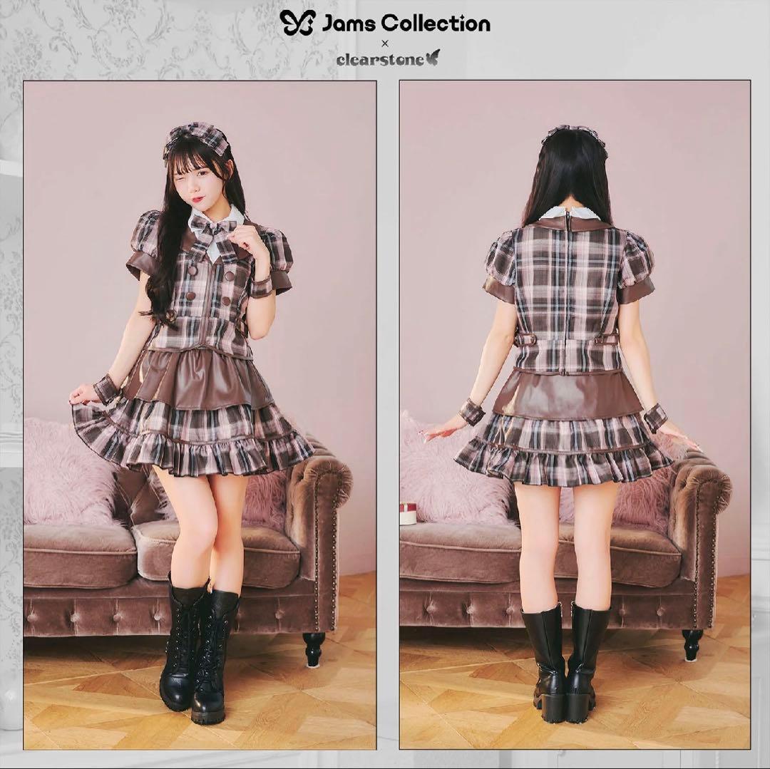 クリアストーン コスプレ バレンタイン リリパレ カフェショコラメイド ピンク