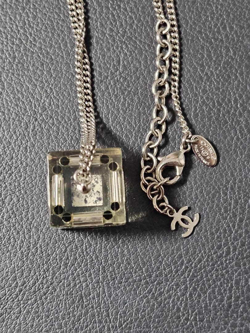 た*や様 CHANEL シャネル CCロゴ キューブ ペンダントネックレス