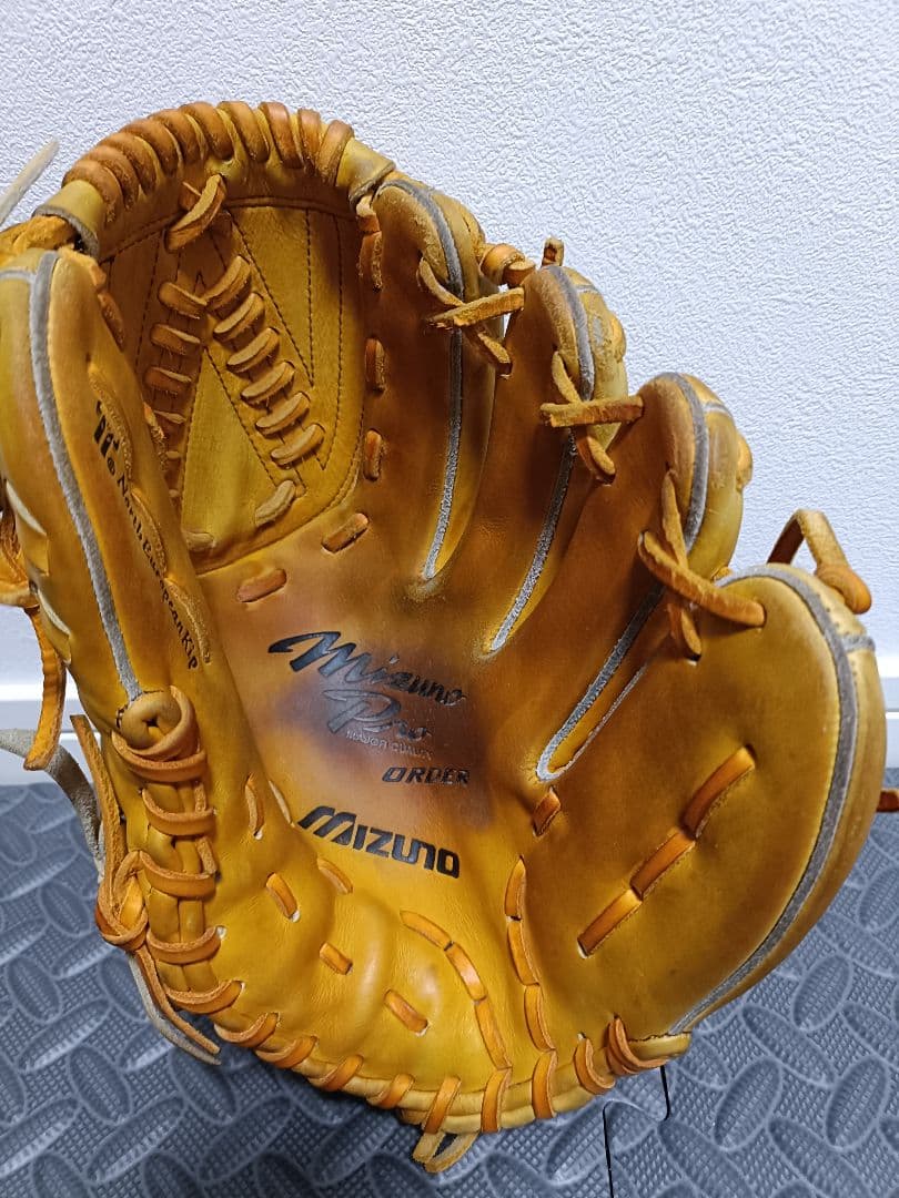 Mizuno Pro DR03 硬式グローブ オレンジ