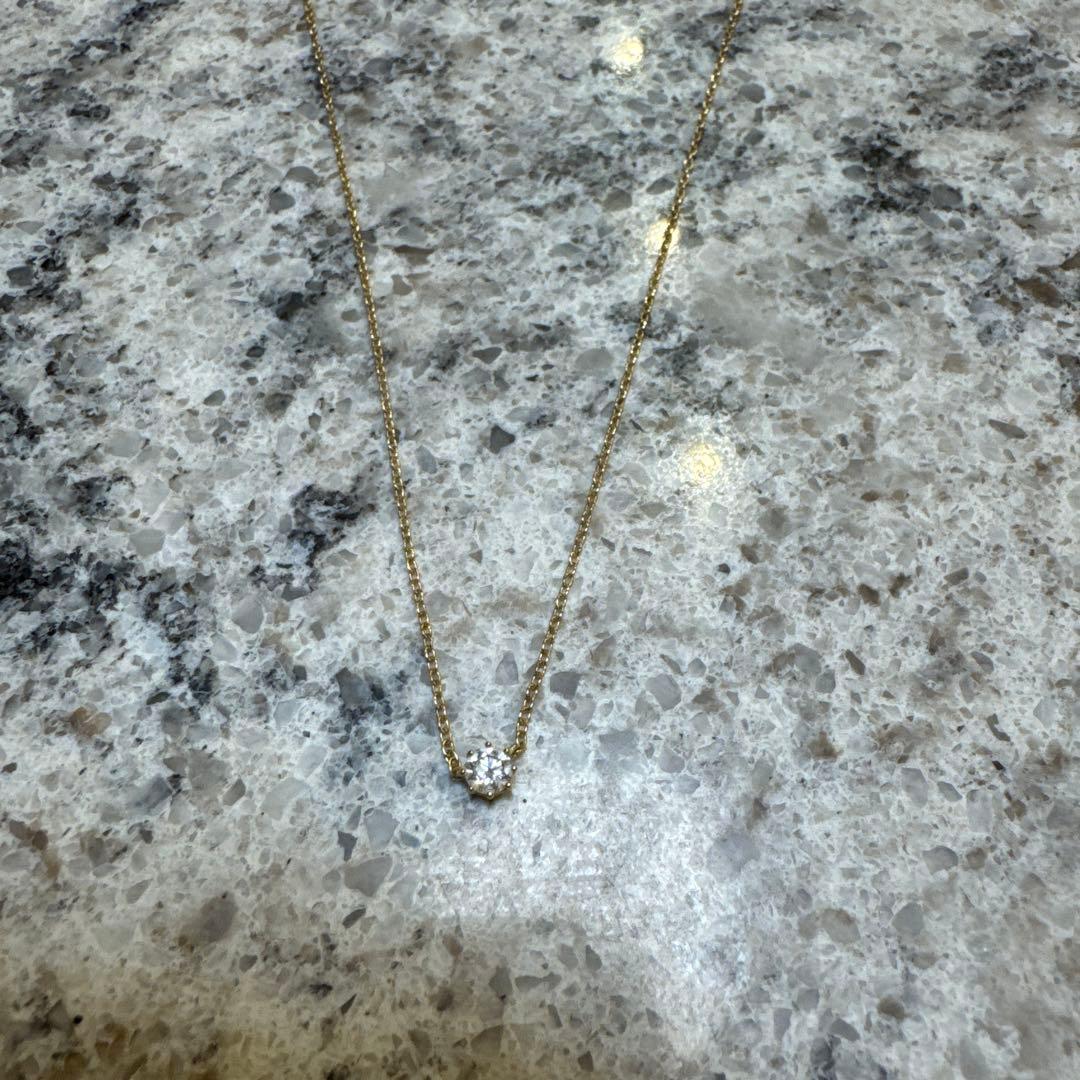 AHKAH ソルティアラウンド（0.15カラット） ネックレス K18