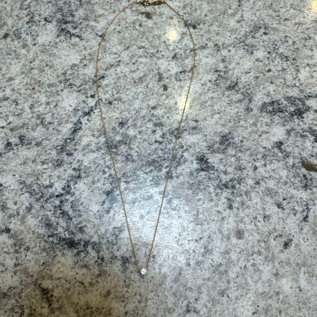 AHKAH ソルティアラウンド（0.15カラット） ネックレス K18