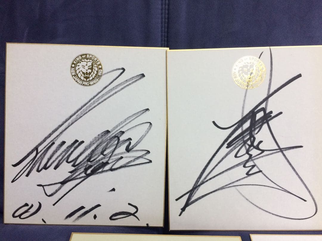 ■ライガー■天山■中西■永田■西村 サイン5枚セット