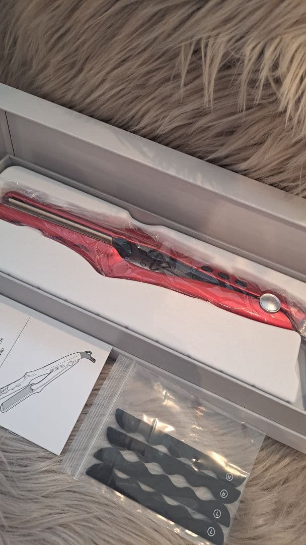 radiant ストレートヘアアイロン レッド28ミリ即購入可能