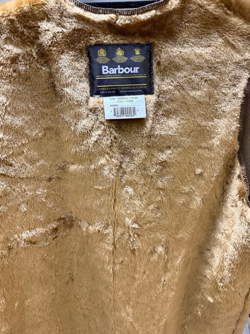Barbour ファーライナー ベストC44 112cm　バブアー