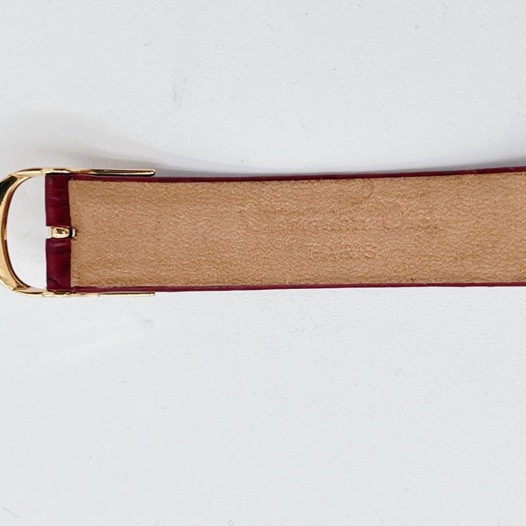 クリスチャンディオール マリス トロッター柄 ワインレッド シェル文字盤